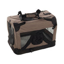 Flamingo Dog Transport Tote Bag pieghevole Alix Taupe M