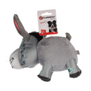 Giocattoli per cani fenicotteri peluche giocattolo asino grigio
