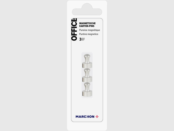Office Büro / Papeterie Magnetische Stahlhaken extra stark 3 Stück