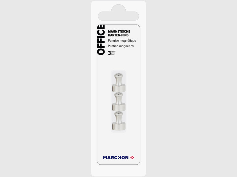 Office Büro / Papeterie Magnetische Stahlhaken extra stark 3 Stück