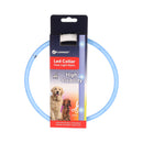 Flamingo Dog on the Go Light Neck Band Nera Visio Blue