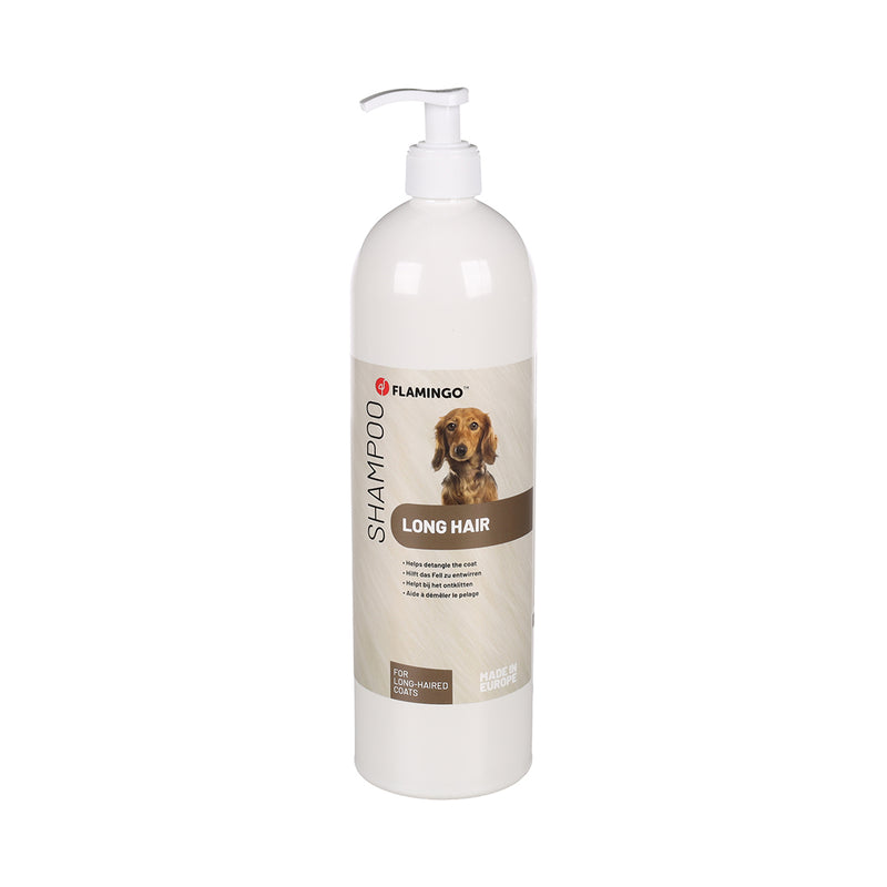 Flamingo Hund Pflege&Hygiene Shampoo für langhaarige Rassen 1l
