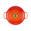 Le Creuset Pfanne Signature Gusseisen-Bräter, Ø 26cm, Ofenrot
