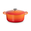 Leaaster in ghisa di Le Creuset Pan, Ø 28 cm, rosso forno
