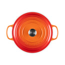 Leaaster in ghisa di Le Creuset Pan, Ø 28 cm, rosso forno