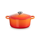 Le Creuset Pfanne Signature Gusseisen-Bräter, Ø 24cm, Ofenrot