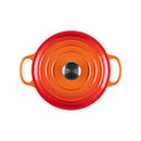 Le Creuset Pfanne Signature Gusseisen-Bräter, Ø 24cm, Ofenrot