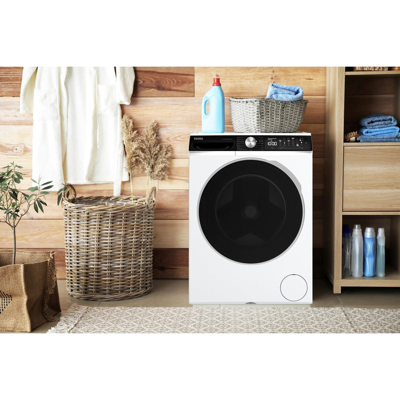 Washing Machine di Vestel 8kg, VG-WFWT3863WA, Classe A, WiFi + lavatrici in tessuto Lenor gratuito 600WL