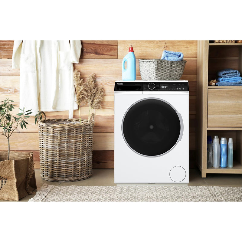 Vestel Washing Machine 8 kg, VG-WFT2843WA, A-Classe + Soft de tissu Lenor gratuit 600wl