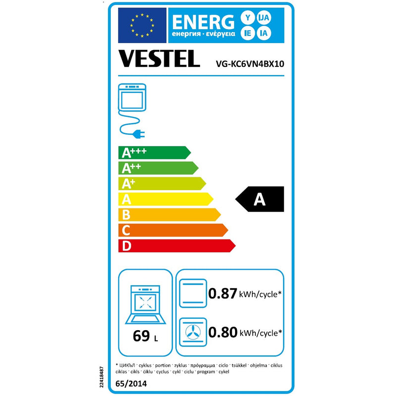 Vestel Kochherd VG-KC6VN4BX10, 230 / 400V