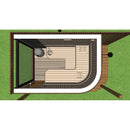 SPC Sauna Alto 8 Personen