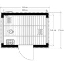 SPC Sauna Olaf 5 Personen
