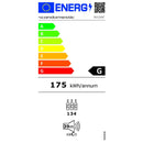 Réfrigérateur à vin scandomestique SCSV124X, 134 bouteilles, 2 zones