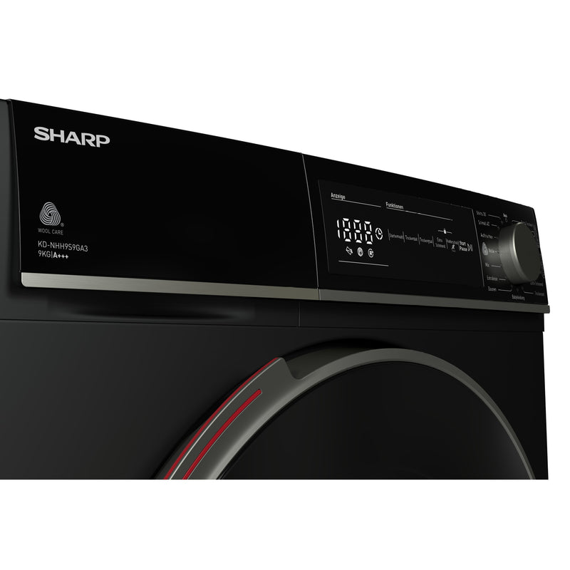 Sharp Lieit Dryer 9kg, KD-NH9S9Ga3-DE, A +++, Grey