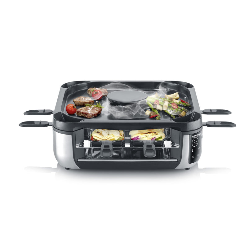 Severin Racletteofen RG2379 Sevento Smokeless Raclettegrill