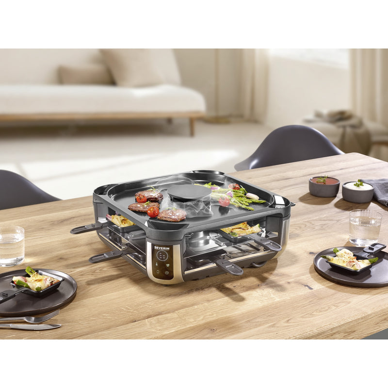 Severin Racletteofen RG2379 Sevento Smokeless Raclettegrill