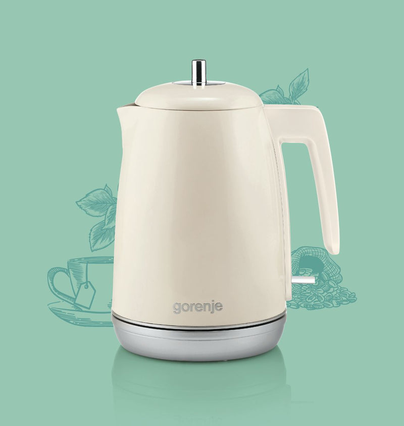 Gorenje kettle 1.7l beige retro collection