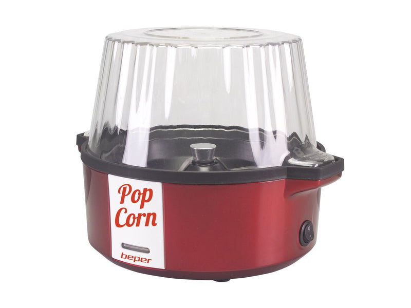 Beper popcornmaker with steel shovel red, p101cud050