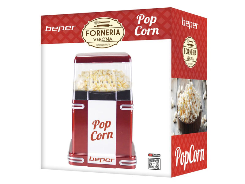 Beper Popcornmaker Classic red, 90590y