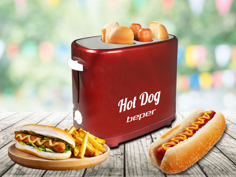 Beper Hot Dog Maker 2 Series Red, BT150y