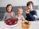 beper Waffeleisen 18 cm rot