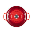 Le Creuset Pfanne Signature Gusseisen-Bräter, Ø 28cm, Kirschrot