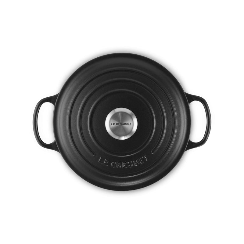 Le creuset pan signature cast iron roaster, Ø 24cm, black matt