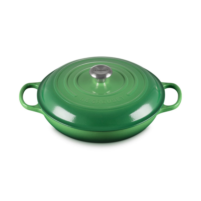 Le Creuset Pan Signature en fonte Gourmet Pot, Ø 24 cm, vert