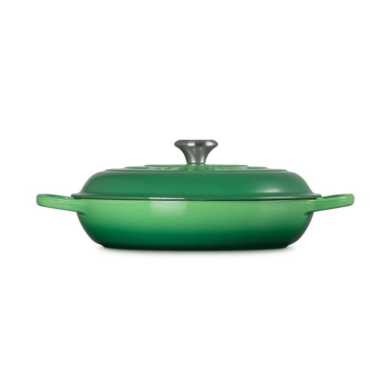 Le creuset pan signature cast iron gourmet pot, Ø 24cm, green