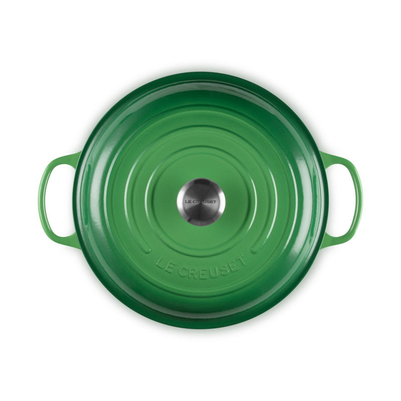 Le creuset pan signature cast iron gourmet pot, Ø 24cm, green