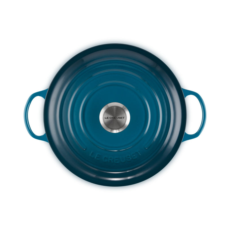 Le Creuset Pan La Marmite Gussisen-Pot, Ø 26 cm, Teal profondo