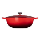 Le Creuset Pfanne La Marmite Gusseisen-Topf, Ø 32cm, Kirschrot