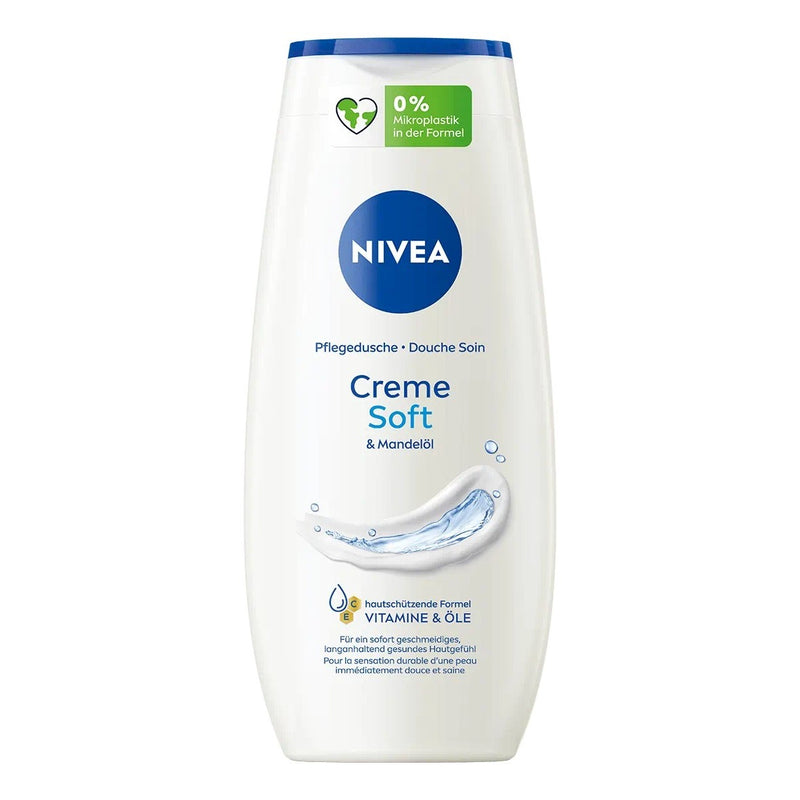 Nivea Duschmittel 5er Set Pflegedusche 3 in 1 Creme Soft Mandelöl 250ml