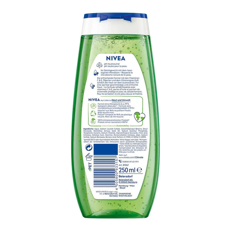 Nivea Shower Agent Gel Gel 3 in1 Citrasse Huile 250 ml