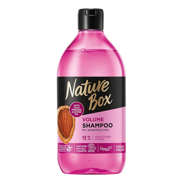 Volume de shampooing Nature Box Huile d'amande 385 ml