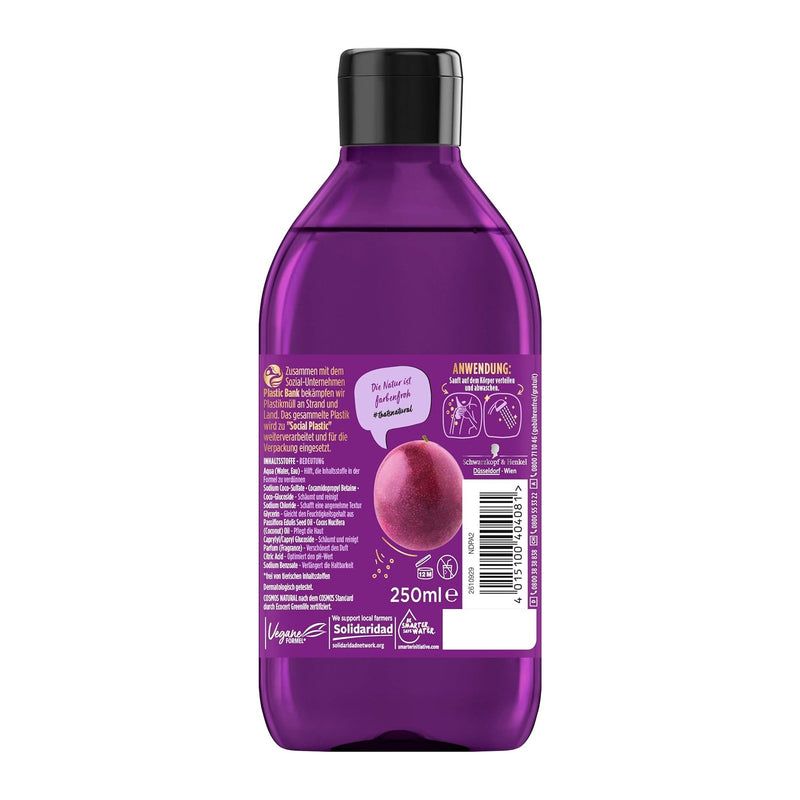 Nature Boîte de douche Remède Gel Gel Passion Fruit Fragrance 250 ml