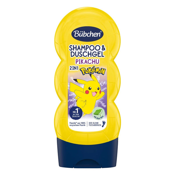 Bübchen shampooing & douche enfants 230 ml pikachu