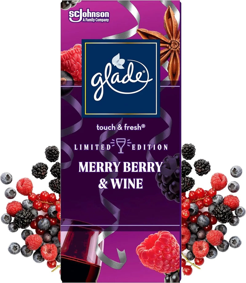 Glade by Brise Air Frischer Touch & Fresh Minispray Refill Merry Berry & Wine 10ml