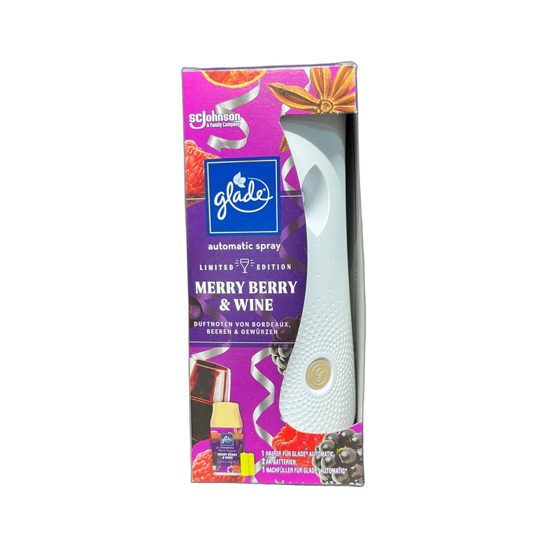 Glade by Brise Air Frischer Automatic Spray Original Merry Berry & Wine 269ml