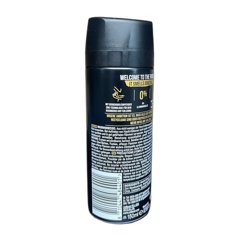 AX DÉODORANT BOLYSPRAY TEMPATION GOLD 150 ML