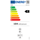 Domo Gefrierschrank DO91771R, 80 Liter, C-Klasse