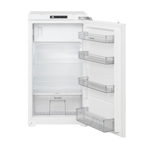 Sharp Einbaukühlschrank mit Gefrierfach SJ-LD140E0XD-EU, 103er-Nische, 139 L