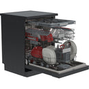 Sharp Geschirrspüler freistehend QW-NA3YF42AM-CH 60cm, A-Klasse