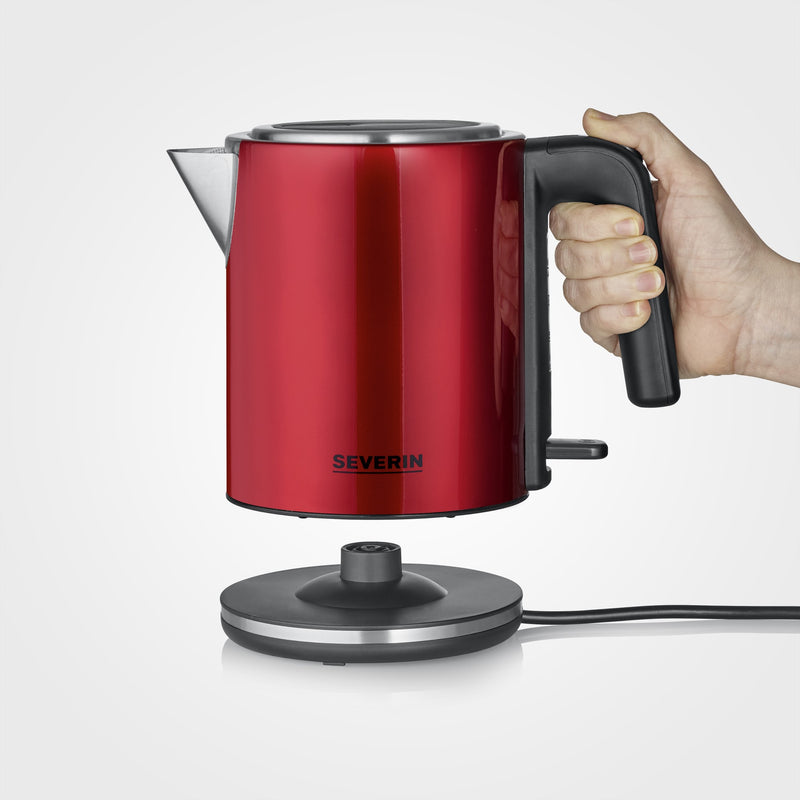 Severin kettle WK3427, 1 liter, red