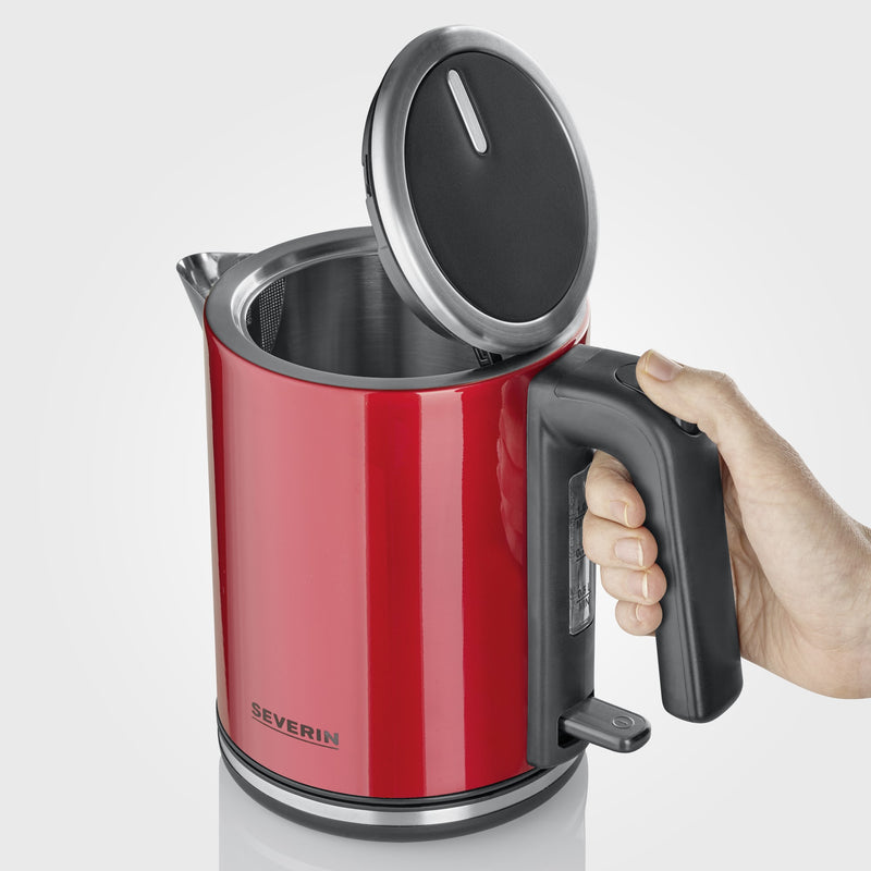 Severin kettle WK3427, 1 liter, red