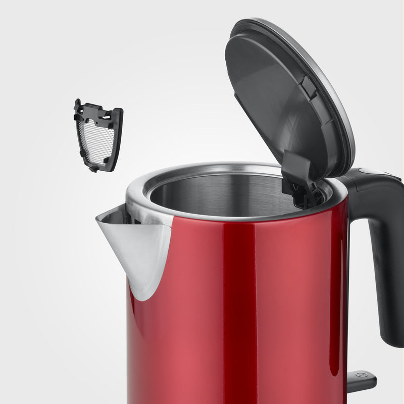 Severin kettle WK3427, 1 liter, red