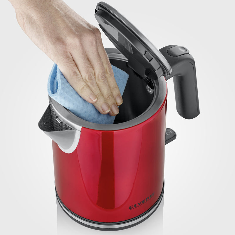 Severin kettle WK3427, 1 liter, red