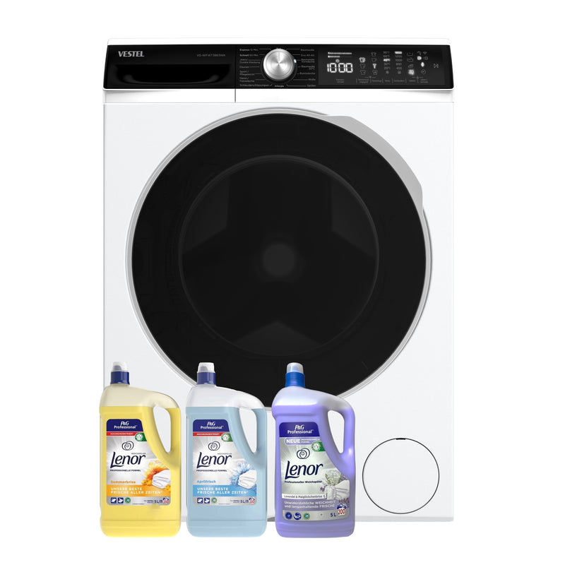 Vestel washing machine 8KG, VG-WFWT3863WA, A-Class, WiFi + Free Lenor Fabric Washers 600WL