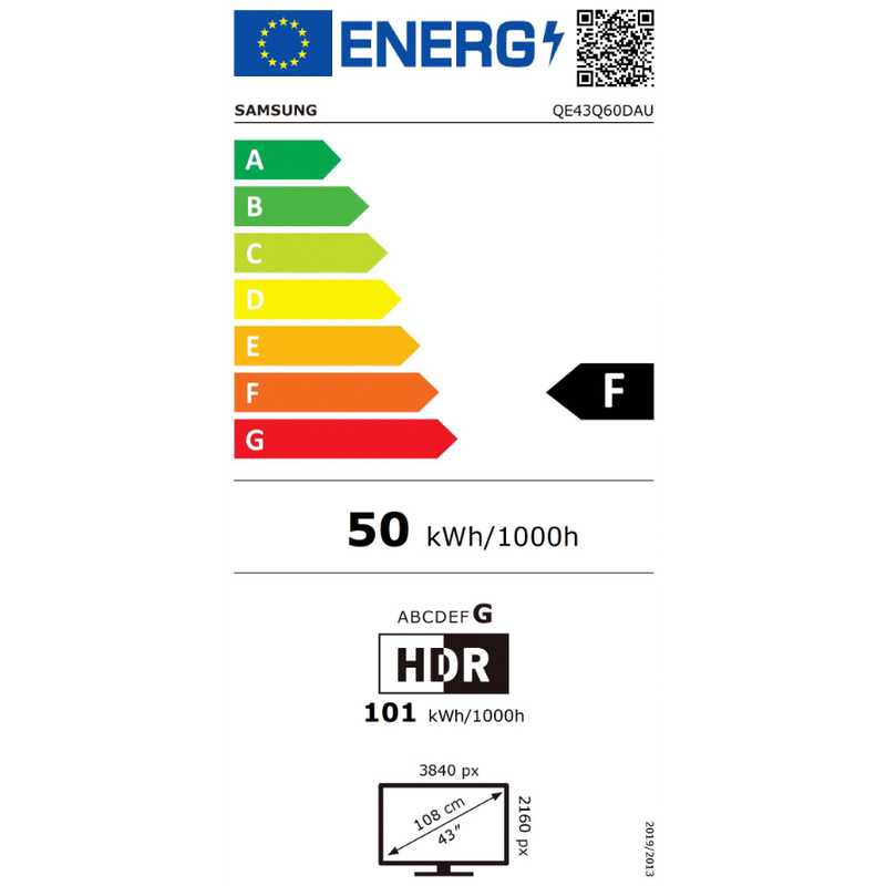 SAMSUNG TV 43 Zoll, 4K UHD, QE43Q60D (2024)