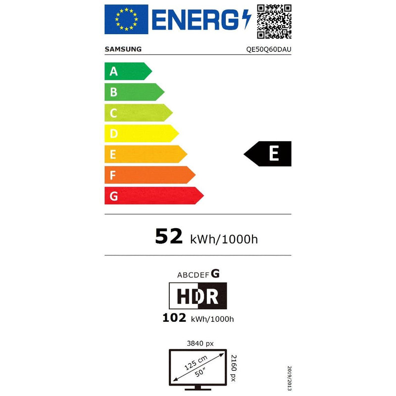 Samsung TV 50 pouces, 4K UHD, QE50Q60D (2024)